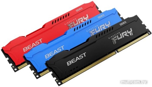 Оперативная память Kingston FURY Beast 2x8GB DDR3 PC3-12800 KF316C10BBK2/16