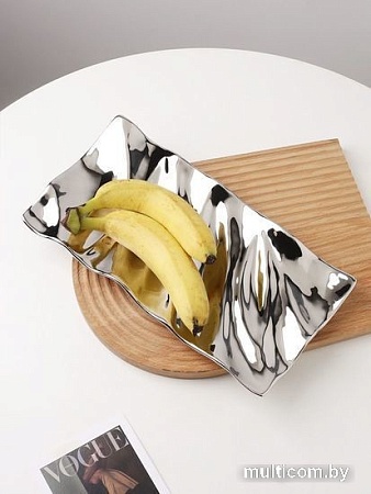 Декоративная тарелка Merry Bear Водяная Серебро 30001190