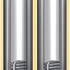 Накопительный электрический водонагреватель Thermex Flat 100 V Combi