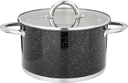 Кастрюля Agness Black Marble 937-309