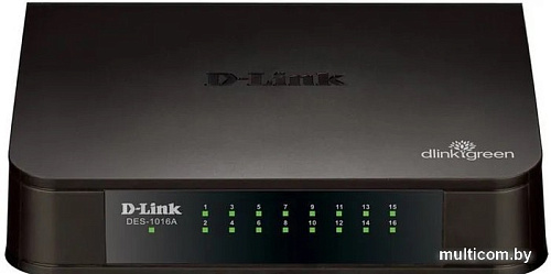 Неуправляемый коммутатор D-Link DES-1016A/E2A