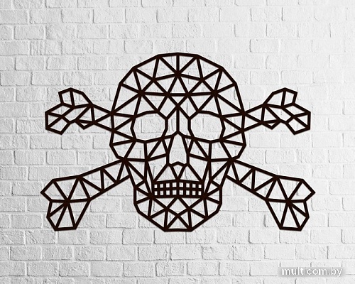 Настенная фигура Eco-Wood-Art Веселый роджер