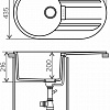 Кухонная мойка Tolero Loft TL-780 (коричневый)