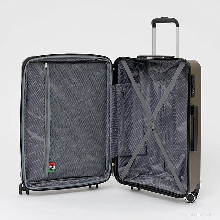 Чемодан-спиннер Francesco Molinary 197-PP1906/2-24BRW (коричневый)