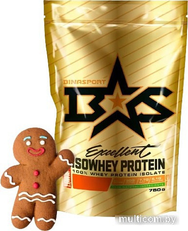 Протеин Binasport Excellent Isowhey Protein (750г, имбирный пряник)