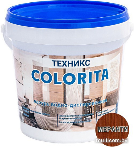 Лазурь Техникс Colorita ВД-АК-1 1 кг (меранти)