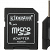 Карта памяти Kingston Canvas React Plus microSDXC 128GB (с адаптером и кардридером)