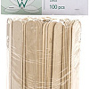 Шпатель деревянный ItalWax для воска D000212 (100 шт)
