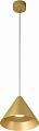 Подвесная люстра Elektrostandard Conus 50316 LED 3000K (золото)