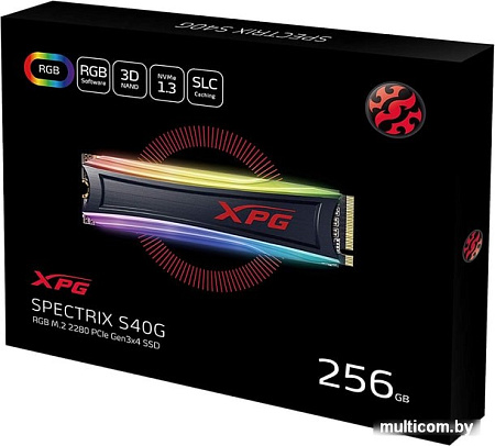 SSD A-Data XPG Spectrix S40G RGB 256GB AS40G-256GT-C