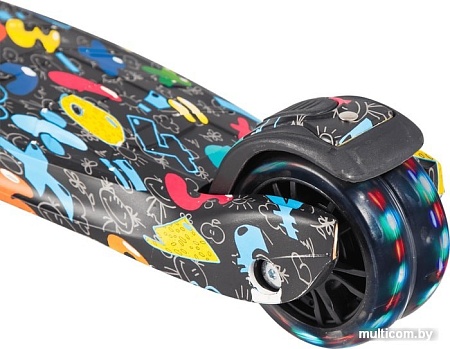 Самокат Tech Team Tiger print 2021 (желтый)