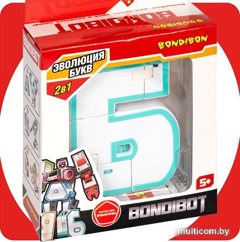 Трансформер Bondibon Bondibot Буква Б ВВ5487