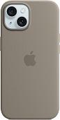 Чехол для телефона Apple MagSafe Silicone Case для iPhone 15 (глина)