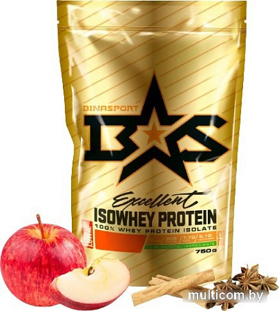 Протеин Binasport Excellent Isowhey Protein (750г, яблоко/корица)