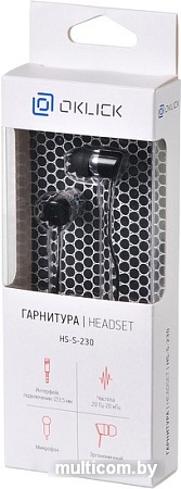 Наушники Oklick HS-S-230 (черный)