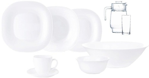 Столовый сервиз Luminarc Carine White N4781