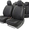 Комплект чехлов для сидений Autoprofi Alcantara ALC-1505 (черный)