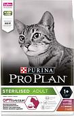 Сухой корм для кошек Pro Plan Sterilised Adult OptiSavour с уткой и печенью 3 кг