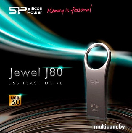 USB Flash Silicon-Power Jewel J80 32GB (SP032GBUF3J80V1T)