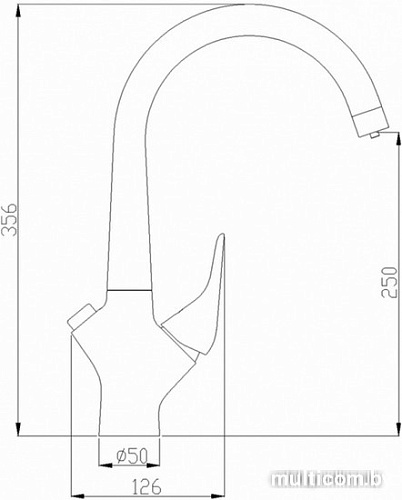 Смеситель ZorG SH 815 SATIN