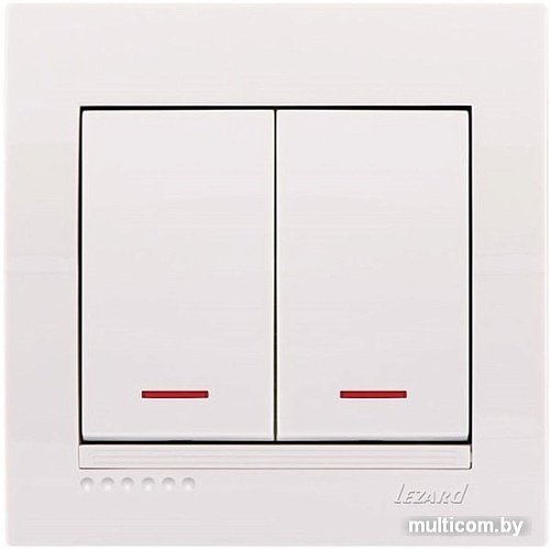 Выключатель Lezard Deriy 702-0202-112 (белый)