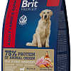 Сухой корм для собак Brit Premium Dog Adult Large and Giant курица 3 кг