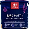 Краска Tikkurila Euro Matt 3 2.7 л (база А, глубокоматовая)