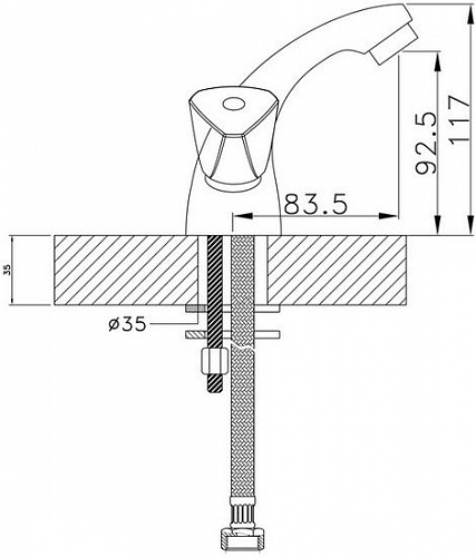 Смеситель Rossinka Silvermix M02-61