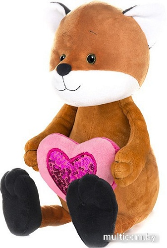 Классическая игрушка Maxitoys Luxury Романтичный лисенок с сердечком MT-GU042021-4-20
