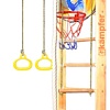Детский спортивный комплекс Kampfer Helena Wall Basketball Shield №1 (3 м, натуральный/белый антик)