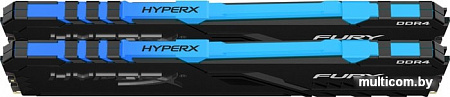 Оперативная память HyperX Fury RGB 2x8GB DDR4 PC4-19200 HX424C15FB3AK2/16