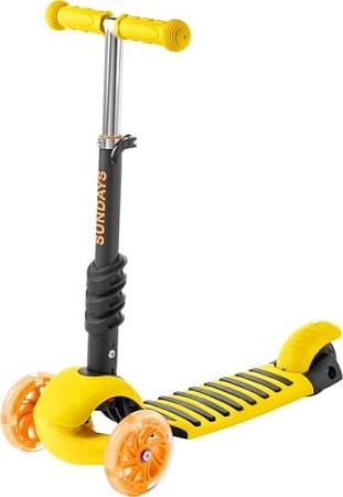 Самокат Sundays KB05 (желтый/оранжевый)