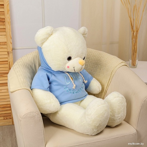 Большая игрушка Sima-Land Медведь в кофте 10653151 (белый)