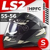 LS2 FF811 Vector II Absolute (S, матовый черный/серебристый)