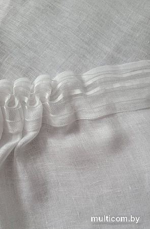 Тюль Dalian 02с129 1.5x2.6 м (белый лен)