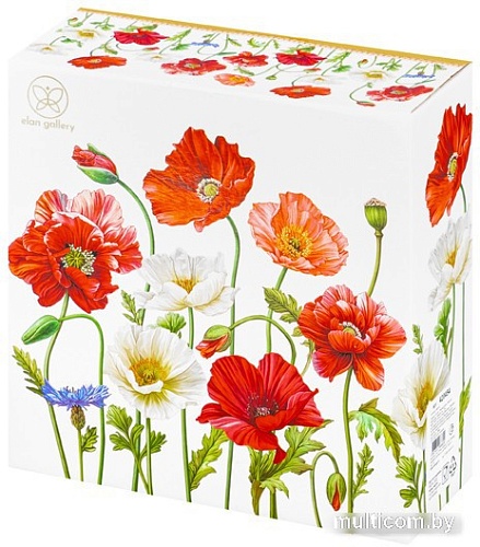 Салатник Elan Gallery Маки 420454