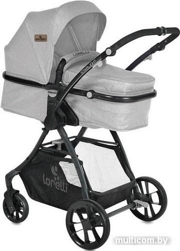Универсальная коляска Lorelli Starlight 2019 (2 в 1, grey)