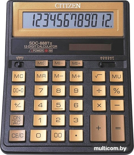 Бухгалтерский калькулятор Citizen SDC-888 TII GE