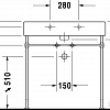 Умывальник Duravit Vero 80x47 [0454800000]