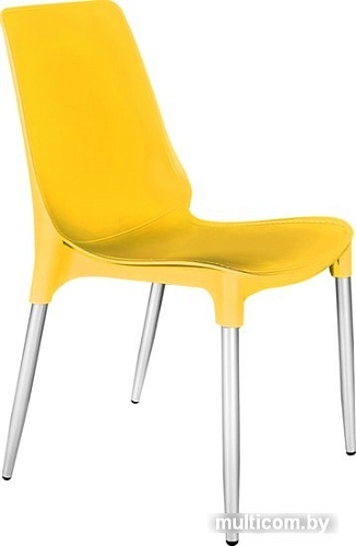 Стул Sheffilton SHT-S75-1 (желтый RAL1021/хром лак)
