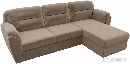 Угловой диван Лига диванов Бостон 100536 (коричневый)