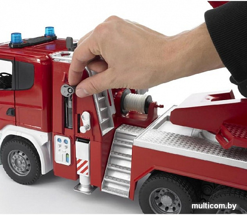 Bruder Scania R-series Fire engine with water pump 03590