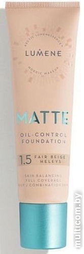 Тональный крем Lumene Matte Foundation 1.5 Fair Beige