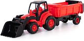 Полесье Чемпион трактор с ковшом и полуприцепом 0438