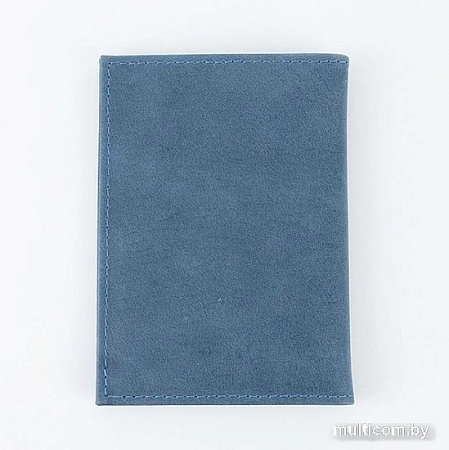 Обложка на документы Poshete 604-119NPK-NBW (синий)