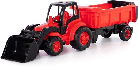 Полесье Чемпион трактор с ковшом и полуприцепом 0438