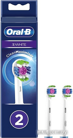 Сменная насадка Oral-B EB18рRB 3D White CleanMaximiser (2 шт)