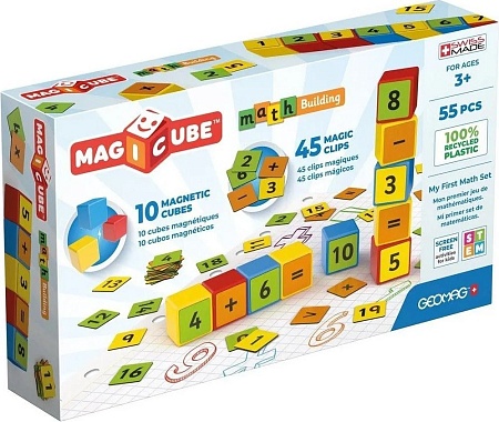 Geomag Магнитные кубики учим математику GM256