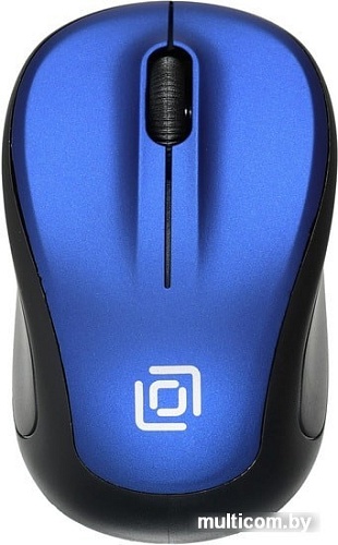 Мышь Oklick 665MW (черный/синий)