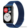 Браслет Rumi Milanese loop металлический для Huawei Watch FIT, Watch FIT Elegant (синий)